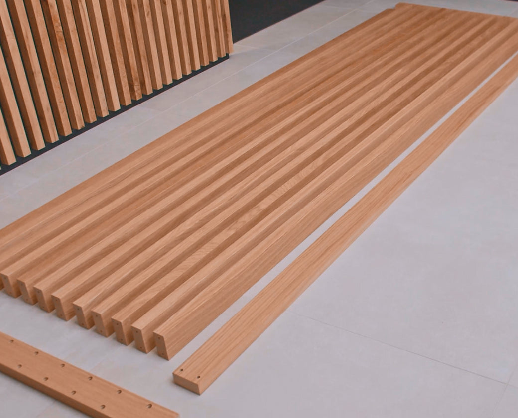 Predelna stena hrast natur 30x70x2750mm