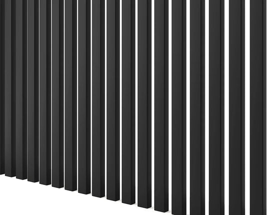 Dekor lamela 3D črna - 30 x 18 x 2750 mm